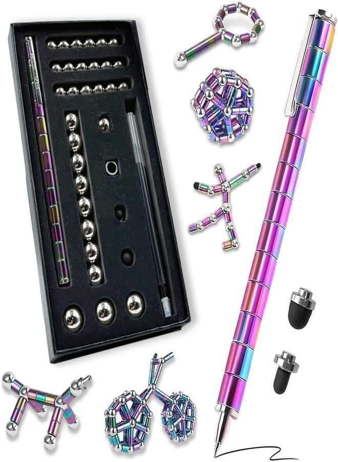 GODFLY قلم مغناطيسي من جود فلاي، قلم لتخفيف التوتر، قلم لعبة مغناطيسي لتخفيف الضغط، هدية للأولاد المراهقين، أفضل هدية للأطفال من 8 إلى 12 عامًا، لعبة مبتكرة للأطفال أو الأصدقاء - Image 5